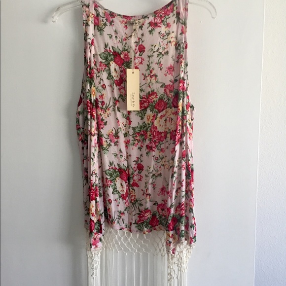 NEW!!! Boho Multicolored Vest - Picture 1 of 3
